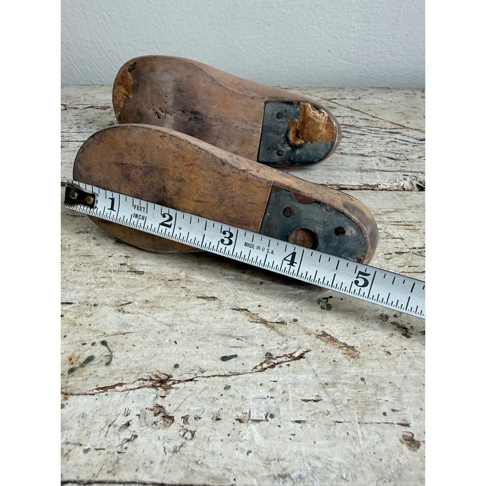 Vintage Morton Last Co Child Wooden Shoe Lasts Size 3.5 MLC 150 Cobbler Forms - Picture 7 of 7